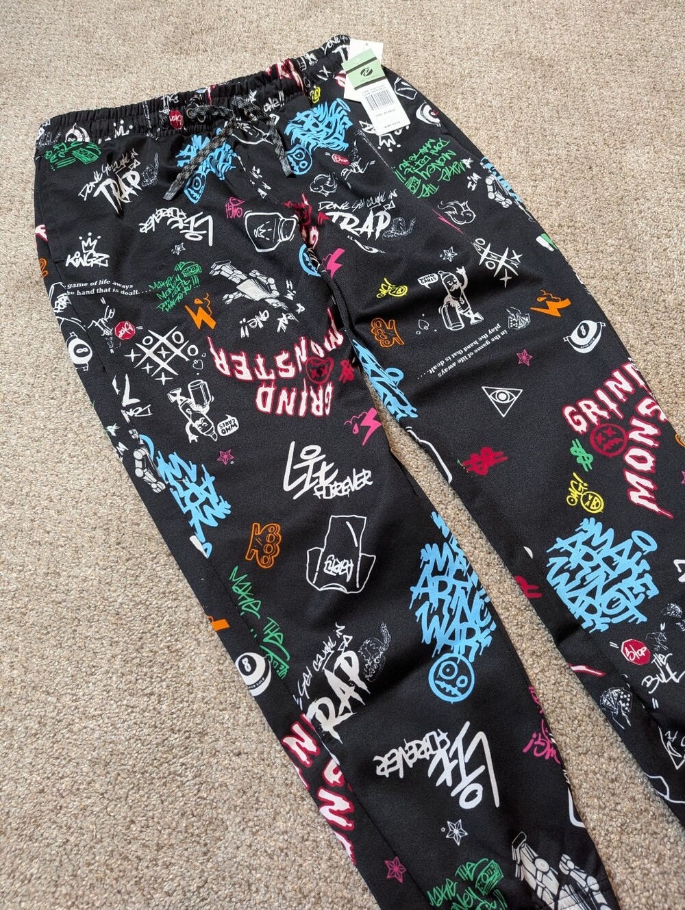 Fresh Prints Graffiti Joggers XL Streetwear